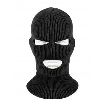 3 Hole Face Mask - Black