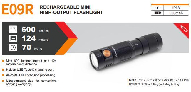E09R 600 Lumen