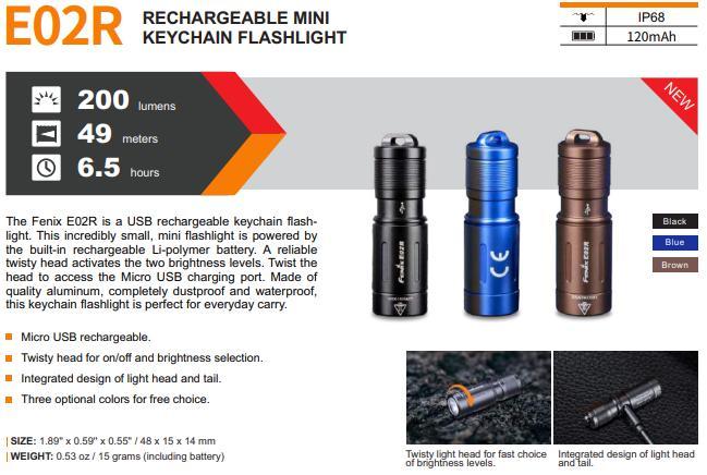 E02R 200 Lumen