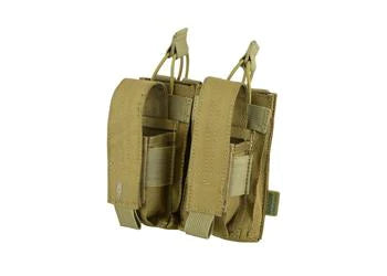AK/9 mm Double Open Top Mag Pouch - Coyote
