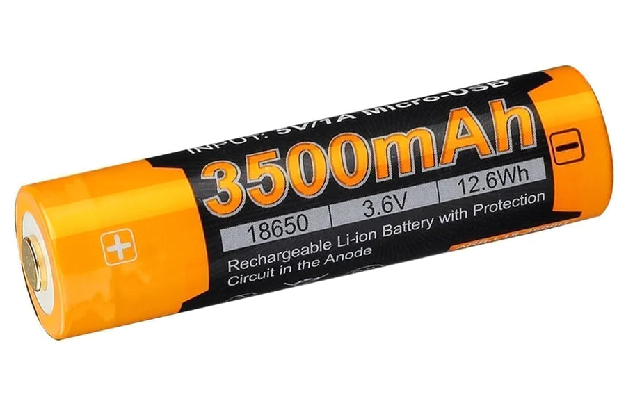 3500 mAh 18650 with Charging Port Built In