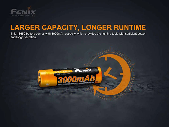 FENIX RECHARGEABLE BATTERY - 3000 mAh