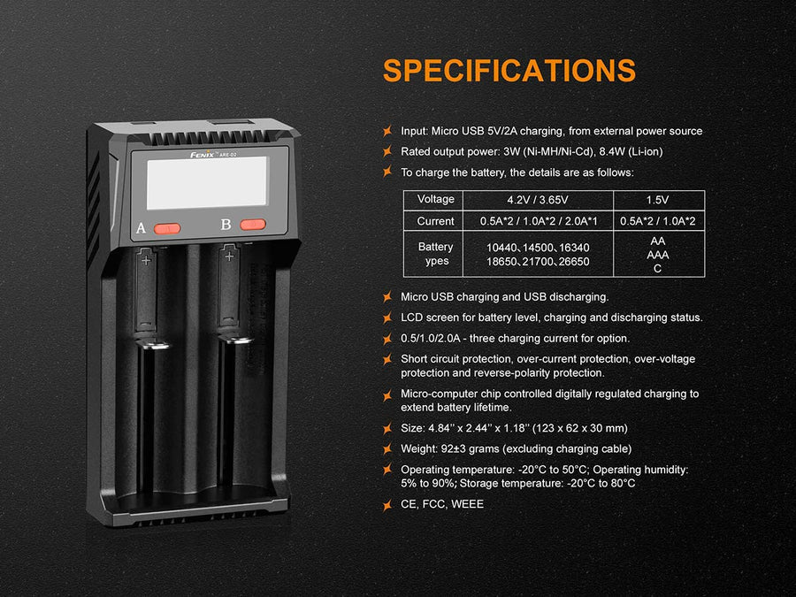 2 Bay Li-Ion Charging And Discharging Port