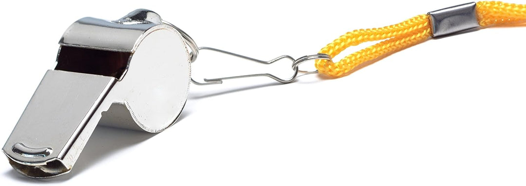 Metal Whistles with Lanyard