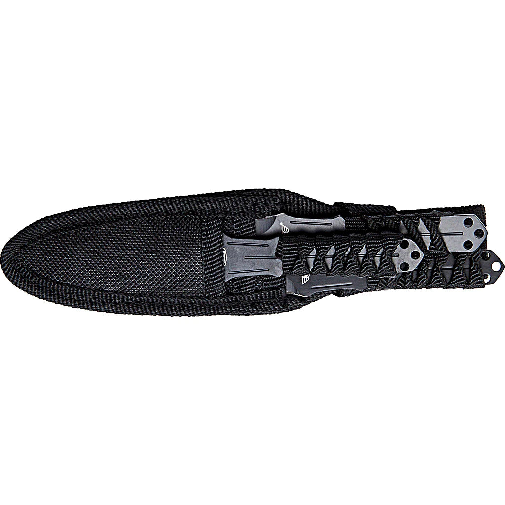 UZI Throwing Knives Fixed Blade set of 3 - Stainless Steel