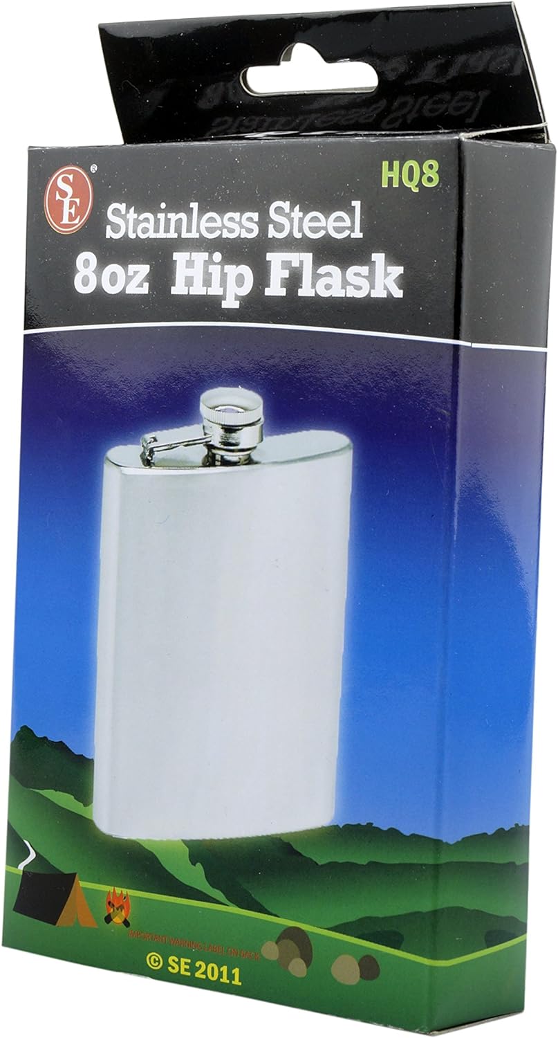 8oz Stainless Steel Hip Flask