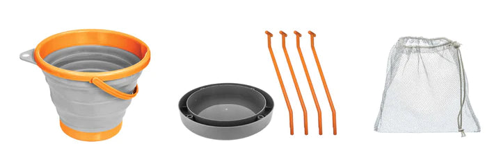 10L Collapsible Bucket with Collapsible Stand