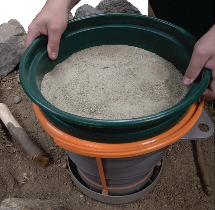 10L Collapsible Bucket with Collapsible Stand