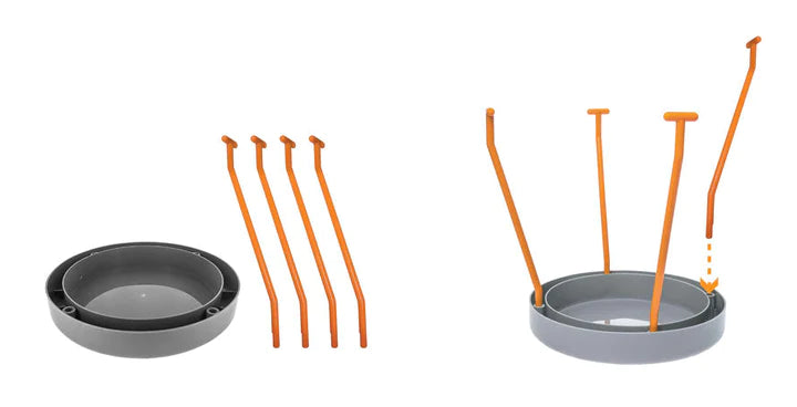10L Collapsible Bucket with Collapsible Stand