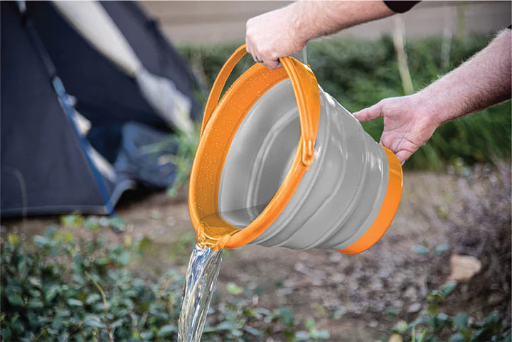 10L Collapsible Bucket with Collapsible Stand