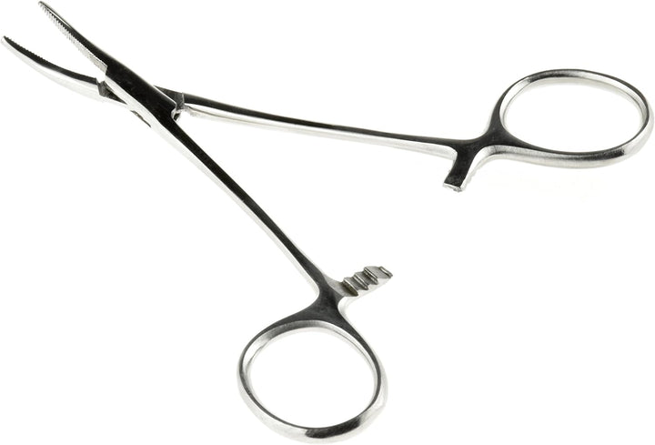5" Stainless Steel Curved Forceps