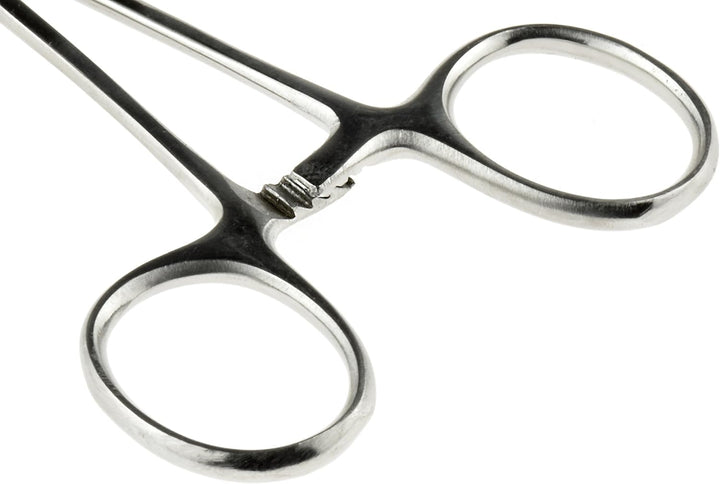 5" Stainless Steel Curved Forceps