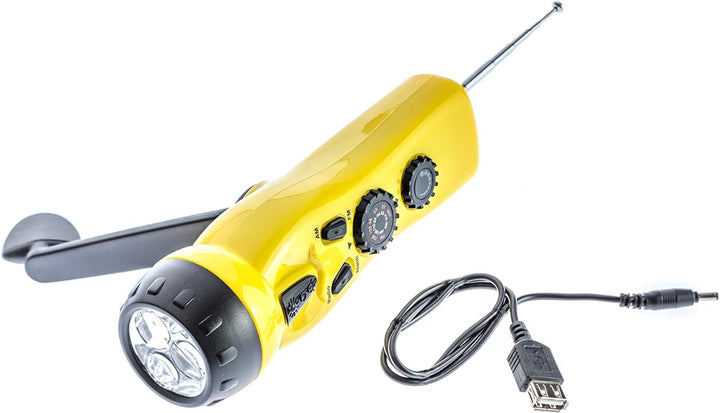 4-in-1 Dynamo Light and Emergency Radio