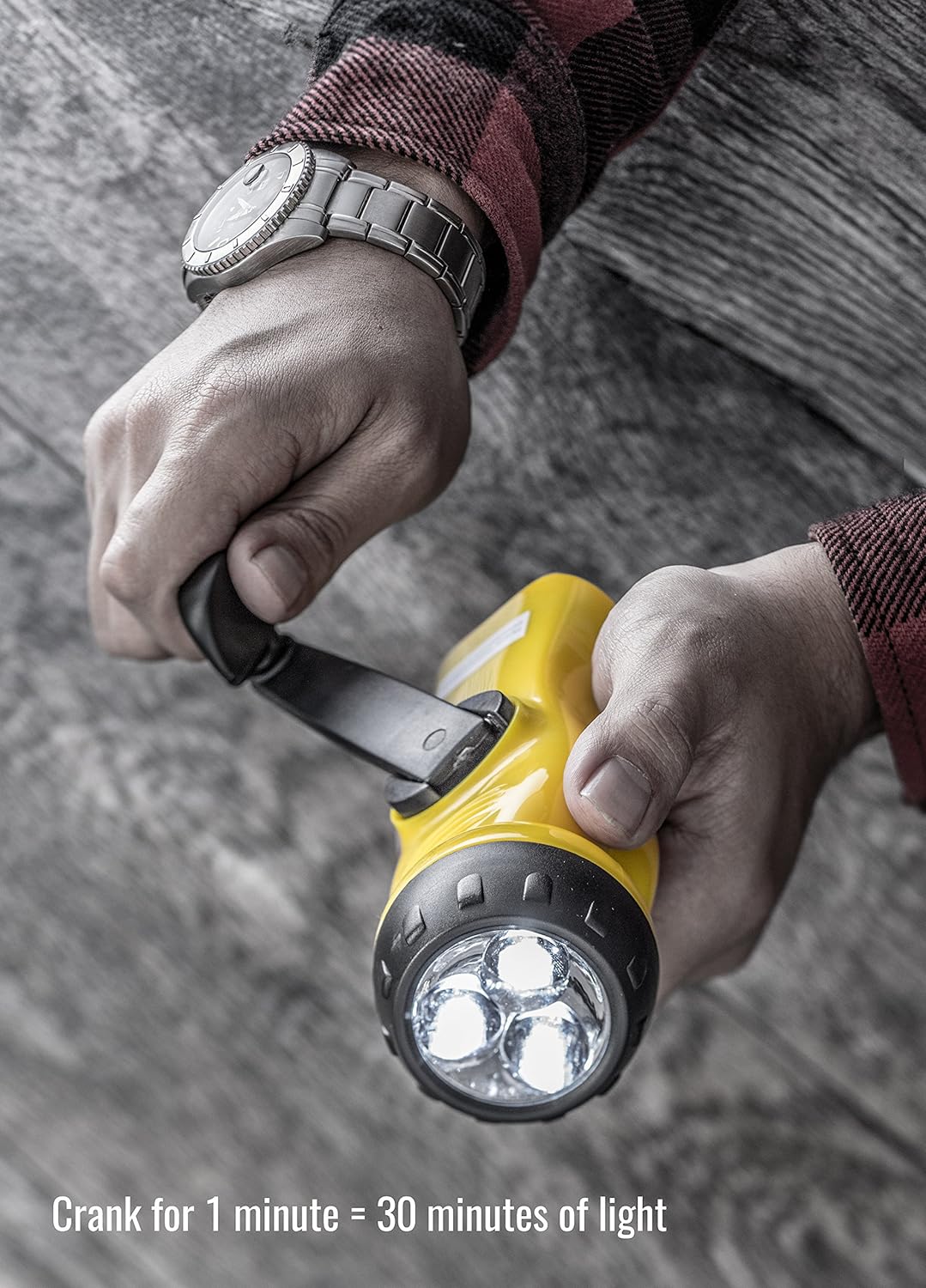 4-in-1 Dynamo Light and Emergency Radio