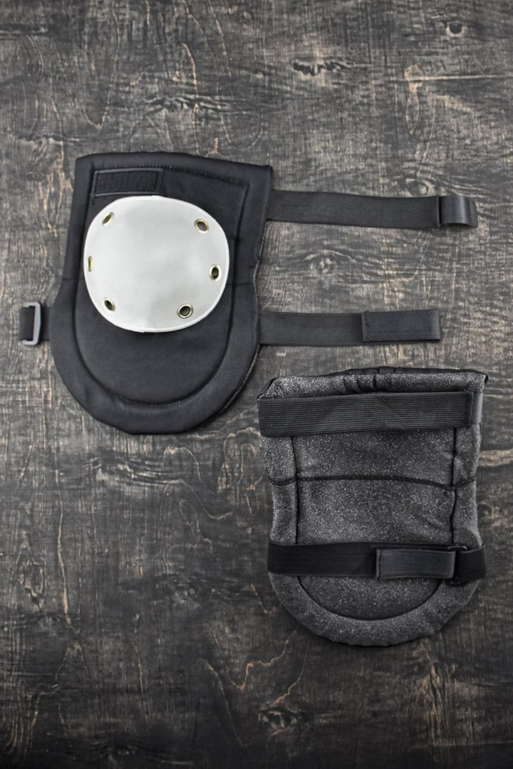 2 Piece Cushioned Knee Pads With heavy duty Plastic Caps