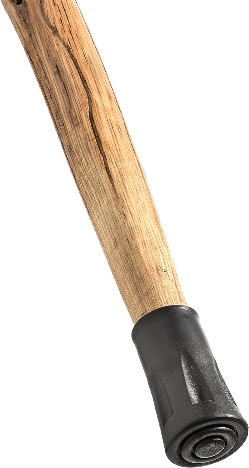 55" Hiking Stick With V-Yolk Rifle Head w/ Spike Tip