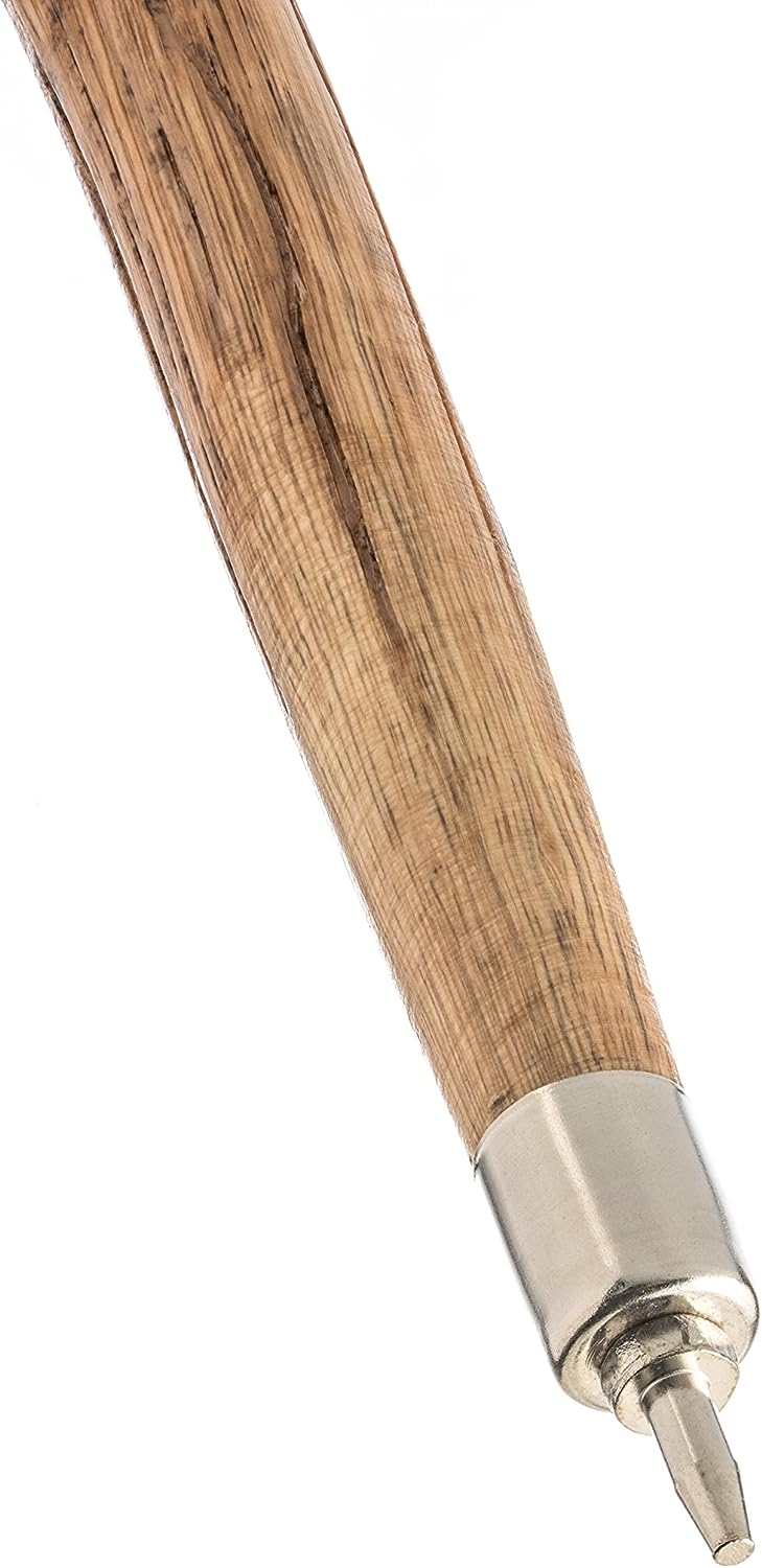 55" Hiking Stick With V-Yolk Rifle Head w/ Spike Tip