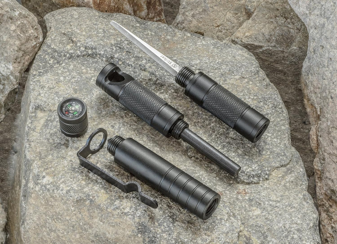 5-in-1 Compact Survival Tool (Black)