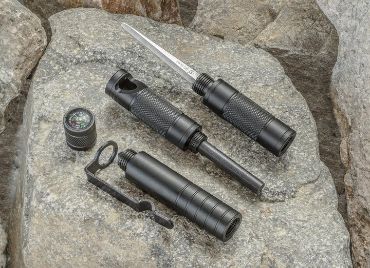 5-in-1 Compact Survival Tool (Black)
