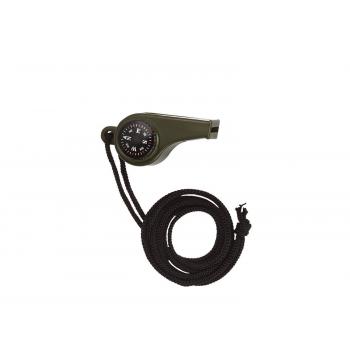 3 in 1 Super whistle w/ Compass and Thermometer