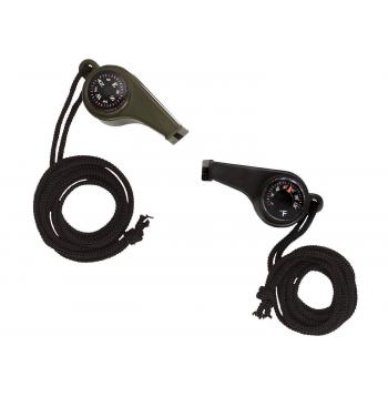 3 in 1 Super whistle w/ Compass and Thermometer