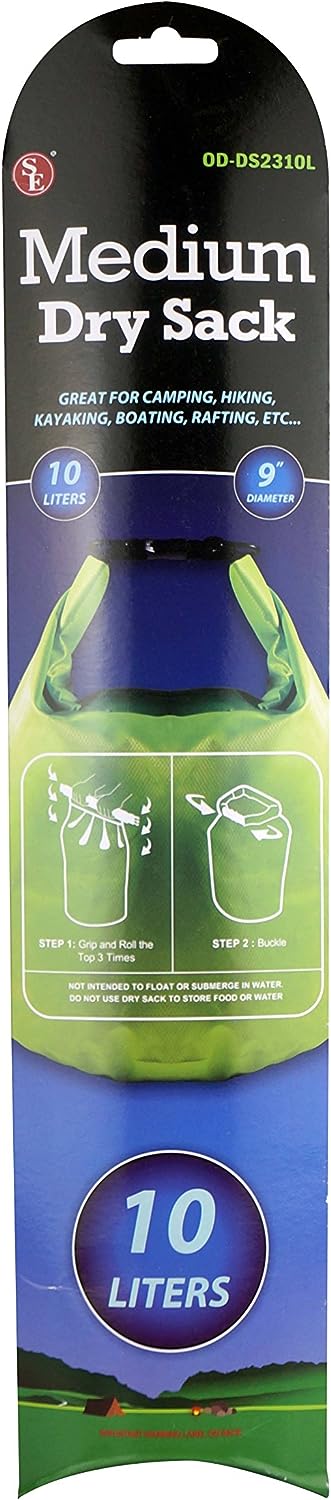 10 Liter Waterproof Green Dry Sack