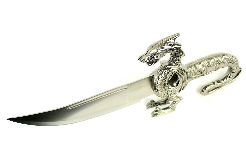 10" Collectible Fantasy Blue Dragon Dagger