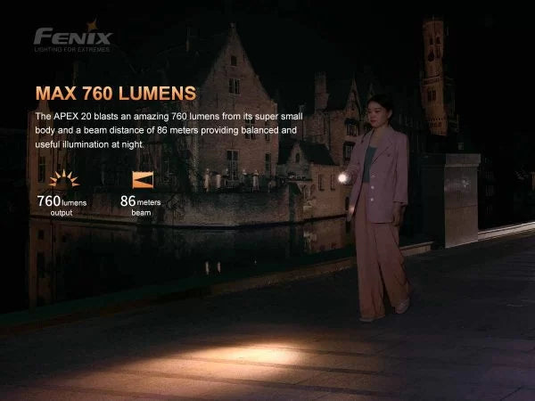 Fenix Apex 20 Limited Edition Flashlight (Mix Iridescent) – 20th Anniversary's Edition