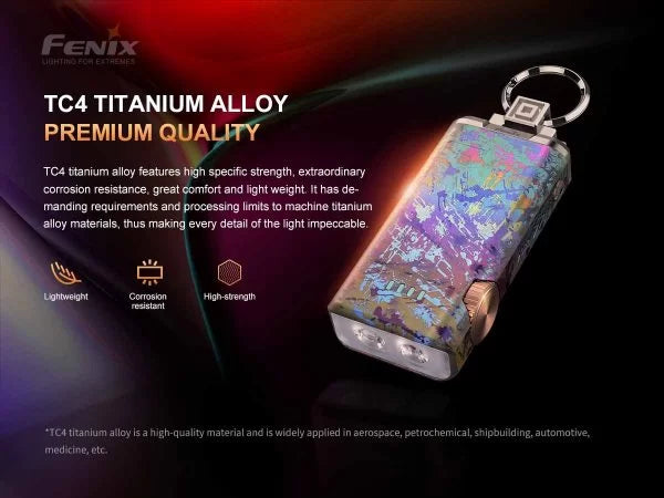Fenix Apex 20 Limited Edition Flashlight (Mix Iridescent) – 20th Anniversary's Edition