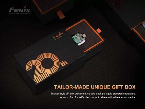 Fenix Apex 20 Limited Edition Flashlight (Mix Iridescent) – 20th Anniversary's Edition