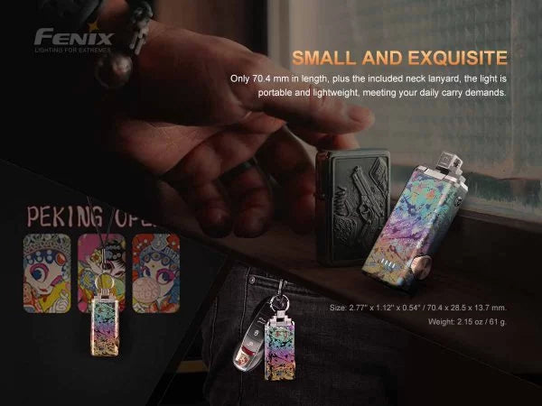 Fenix Apex 20 Limited Edition Flashlight (Mix Iridescent) – 20th Anniversary's Edition