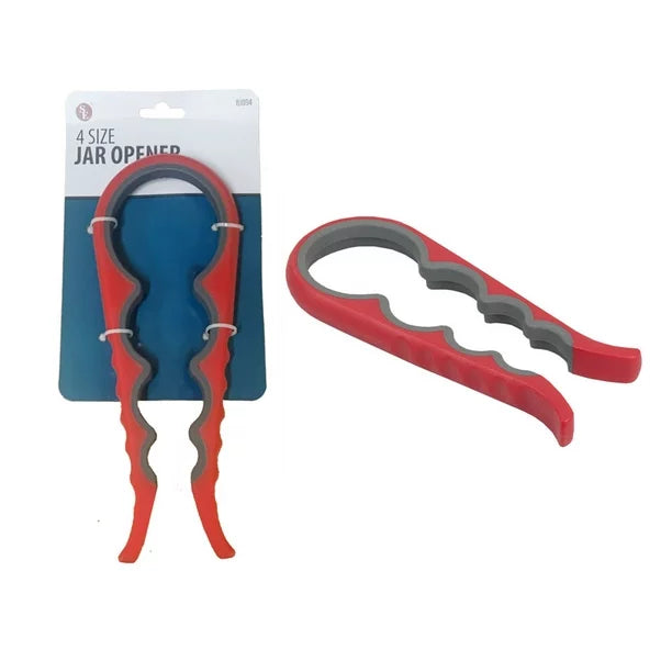 9" TPR Material Jar Opener, Opens Lids 4 Sizes