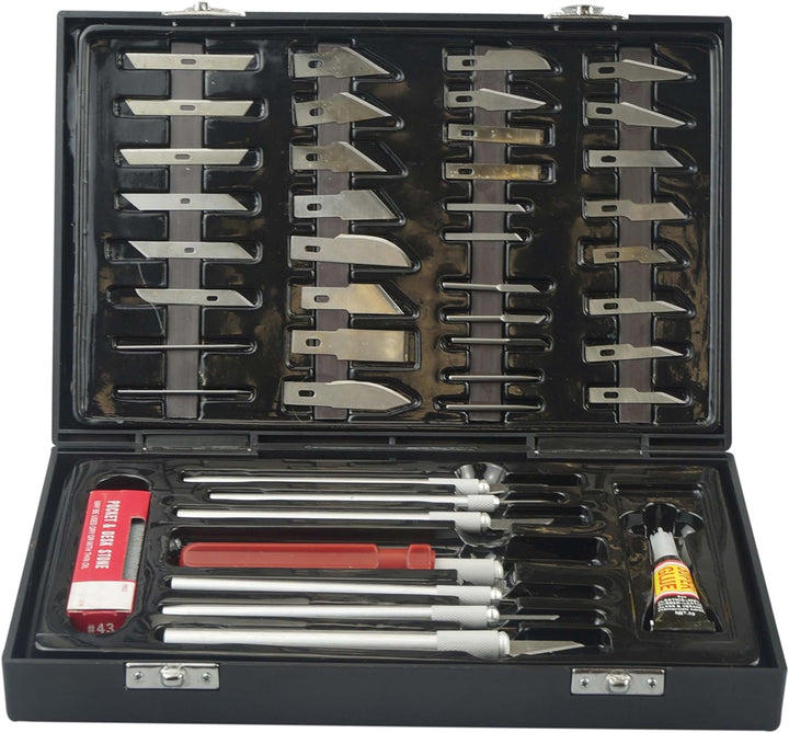 51 Piece Deluxe Hobby Knife Set