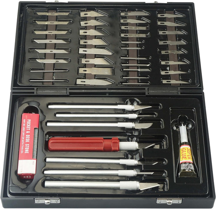 51 Piece Deluxe Hobby Knife Set