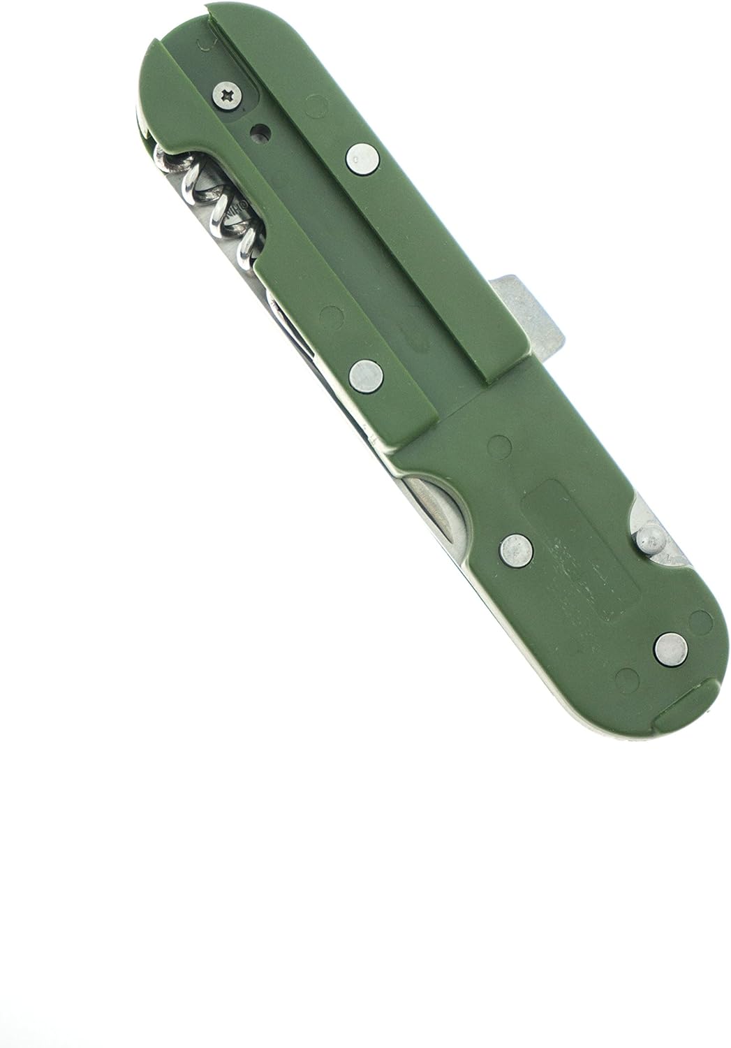 6-in-1 Multi-Function Camping Tool Plastic Body - Green
