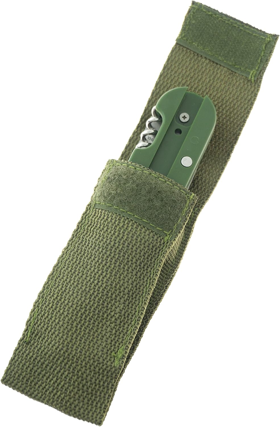 6-in-1 Multi-Function Camping Tool Plastic Body - Green