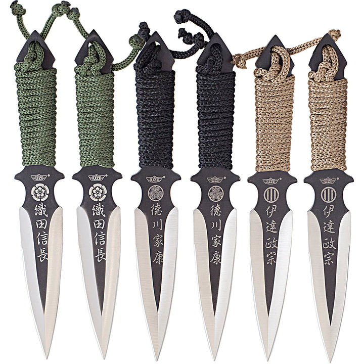 UZI Set of 6 Throwing Knives