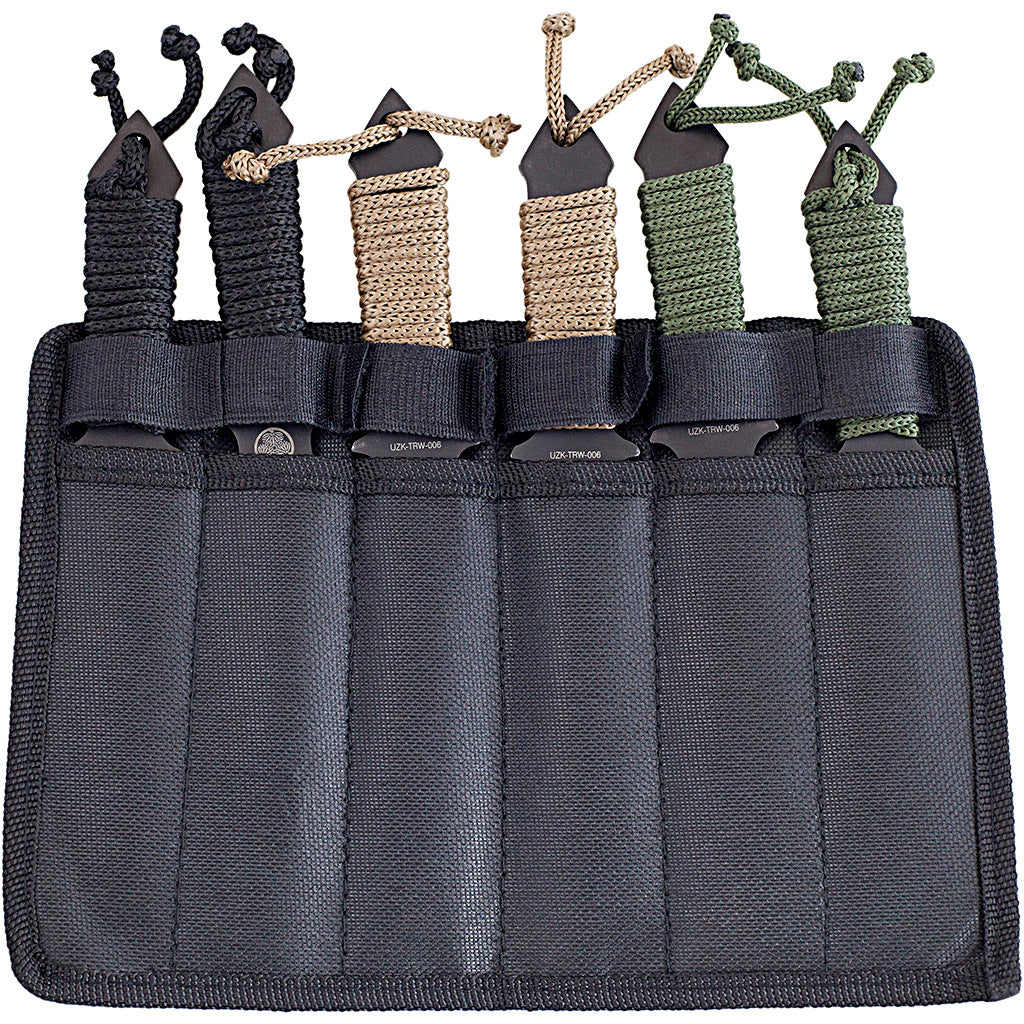 UZI Set of 6 Throwing Knives