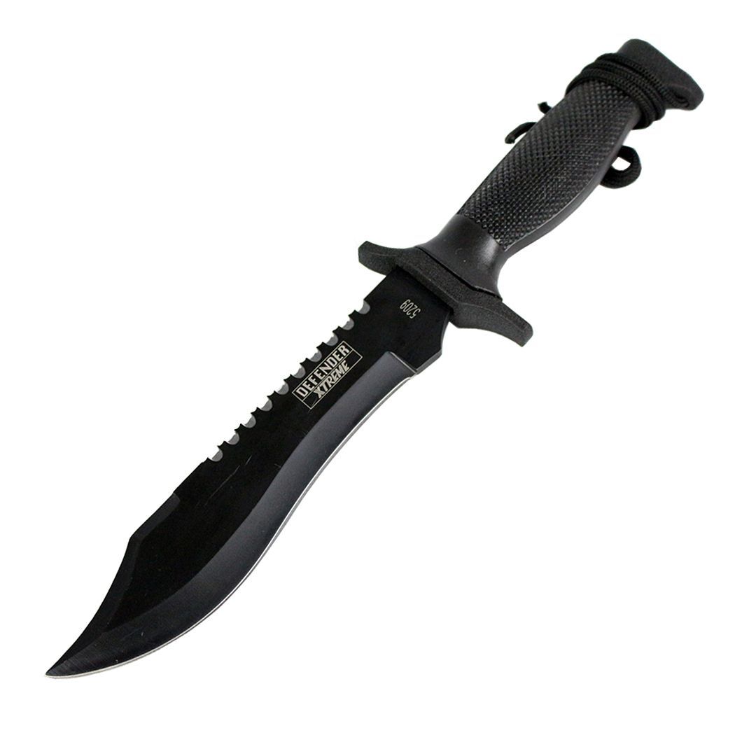 Blacked Out Hunting Knife